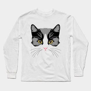 cute cat look Long Sleeve T-Shirt